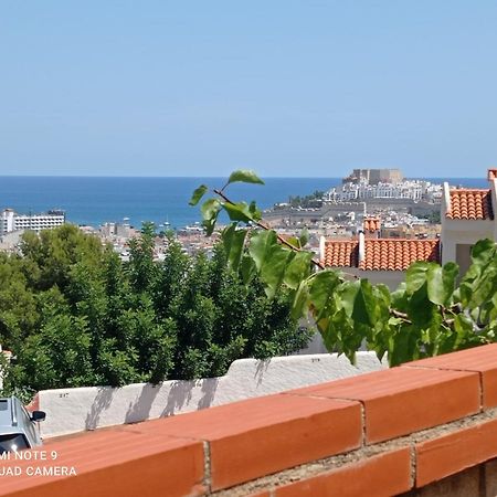 Charmant Appartement Avec Vue Sur Le Chateau De Peñíscola Exterior foto