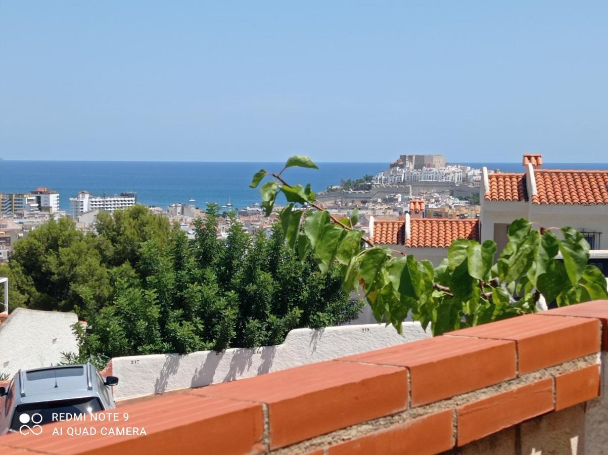 Charmant Appartement Avec Vue Sur Le Chateau De Peñíscola Exterior foto