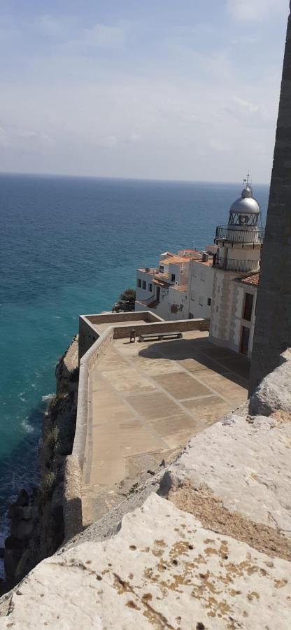 Charmant Appartement Avec Vue Sur Le Chateau De Peñíscola Exterior foto
