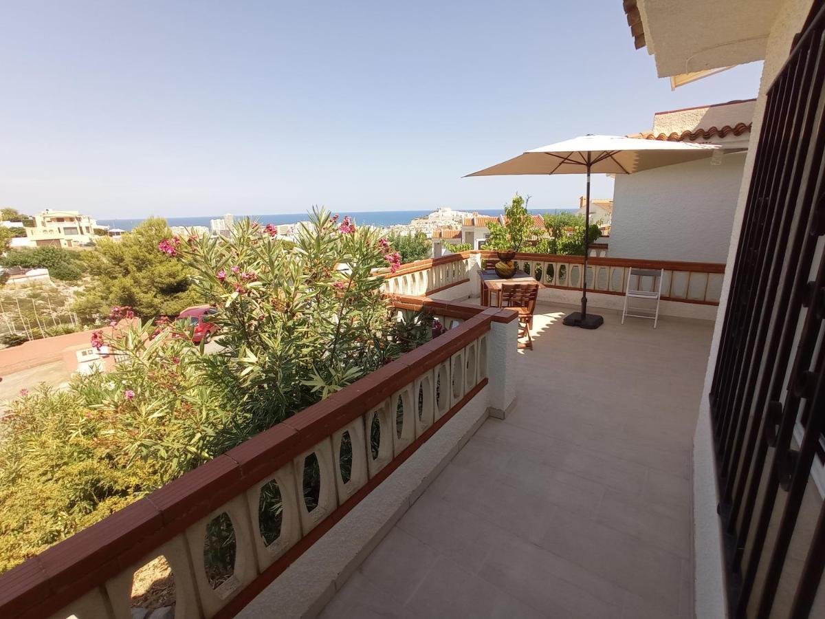 Charmant Appartement Avec Vue Sur Le Chateau De Peñíscola Exterior foto