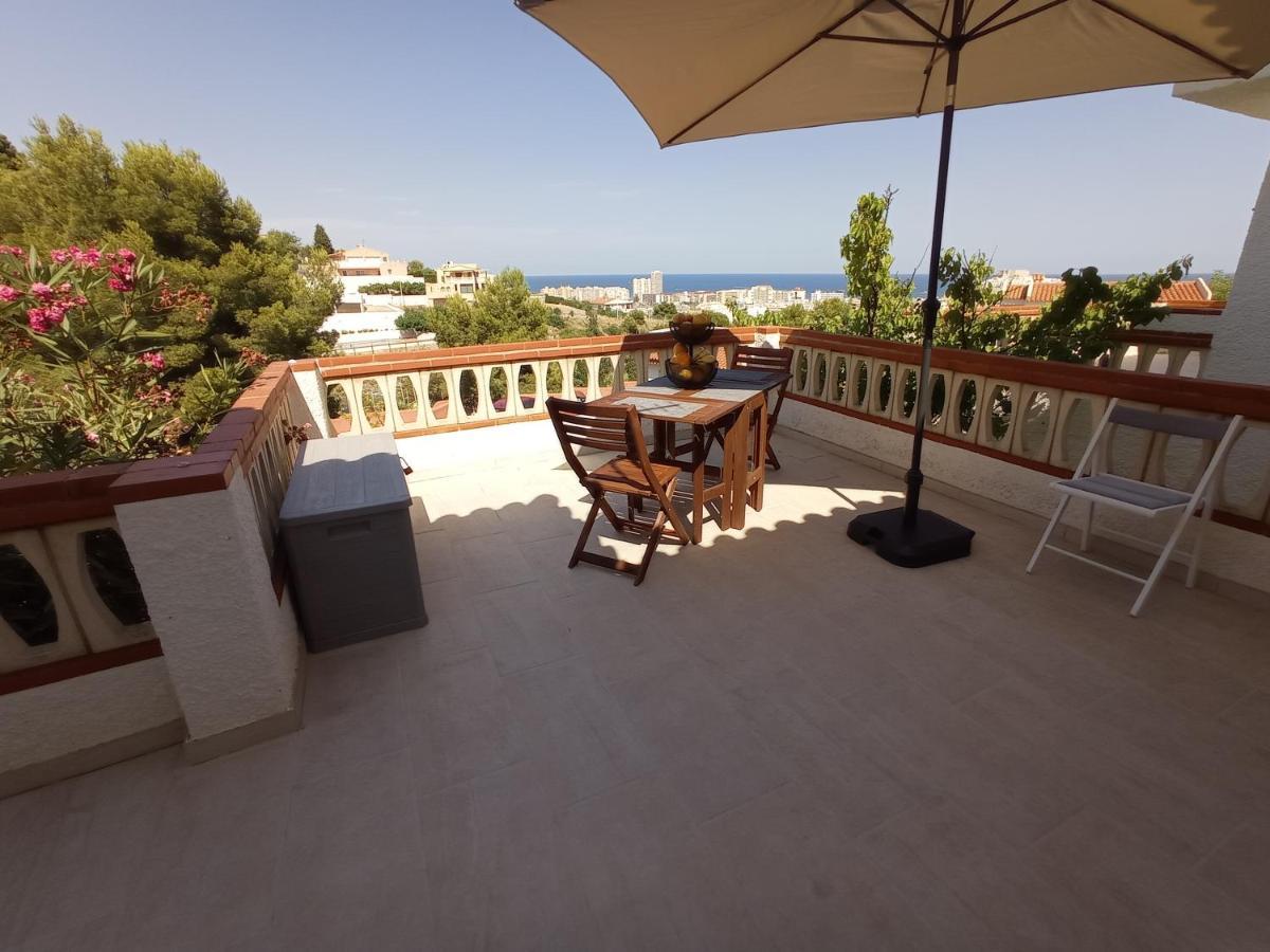 Charmant Appartement Avec Vue Sur Le Chateau De Peñíscola Exterior foto