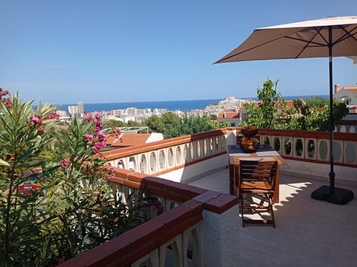 Charmant Appartement Avec Vue Sur Le Chateau De Peñíscola Exterior foto